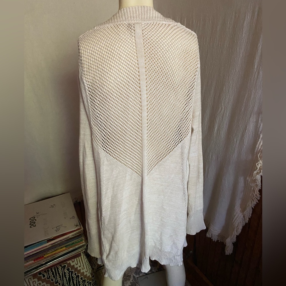 Crocheted Knit Cardigan by Roxy